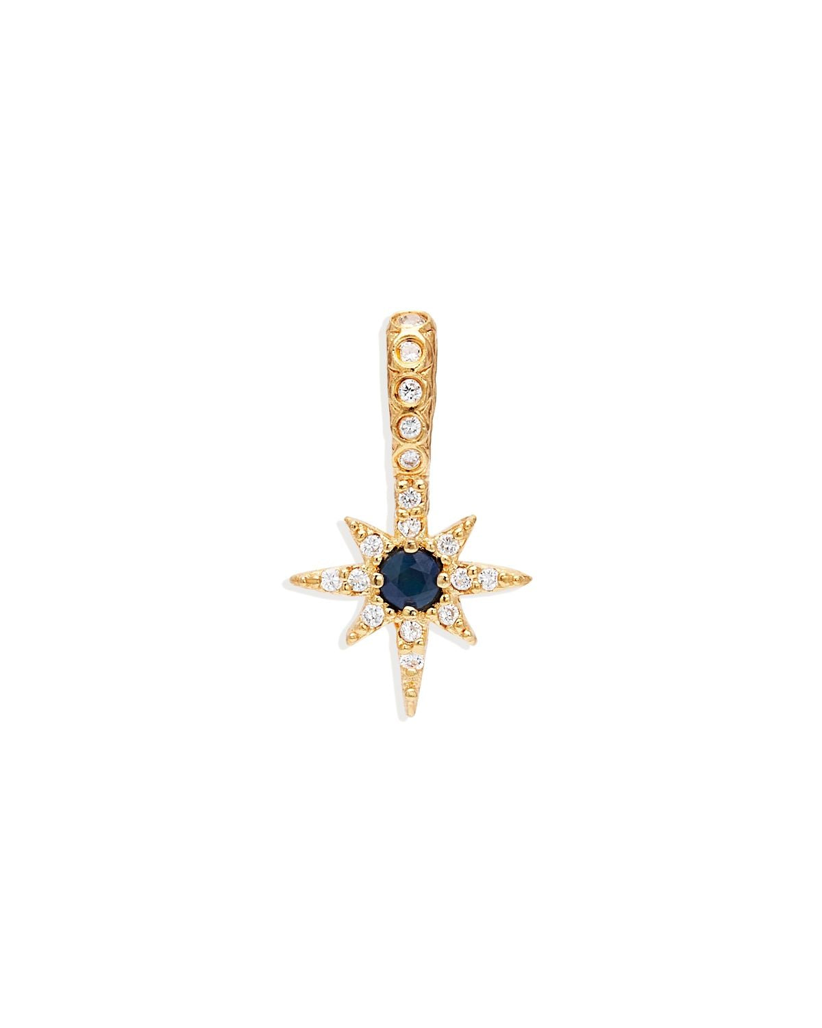 By Charlotte Dancing In Starlight Sapphire Pendant, Gold