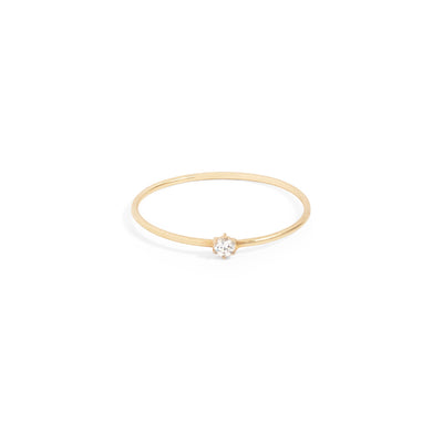 By Charlotte 14k Gold Sweet Droplet Diamond Ring