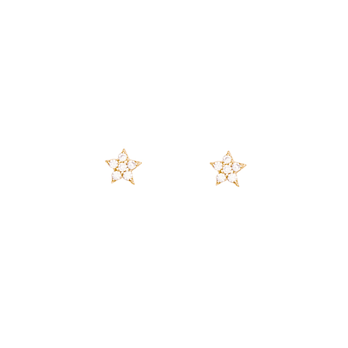 By Charlotte 14k Gold Diamond Venus Single Stud Earring