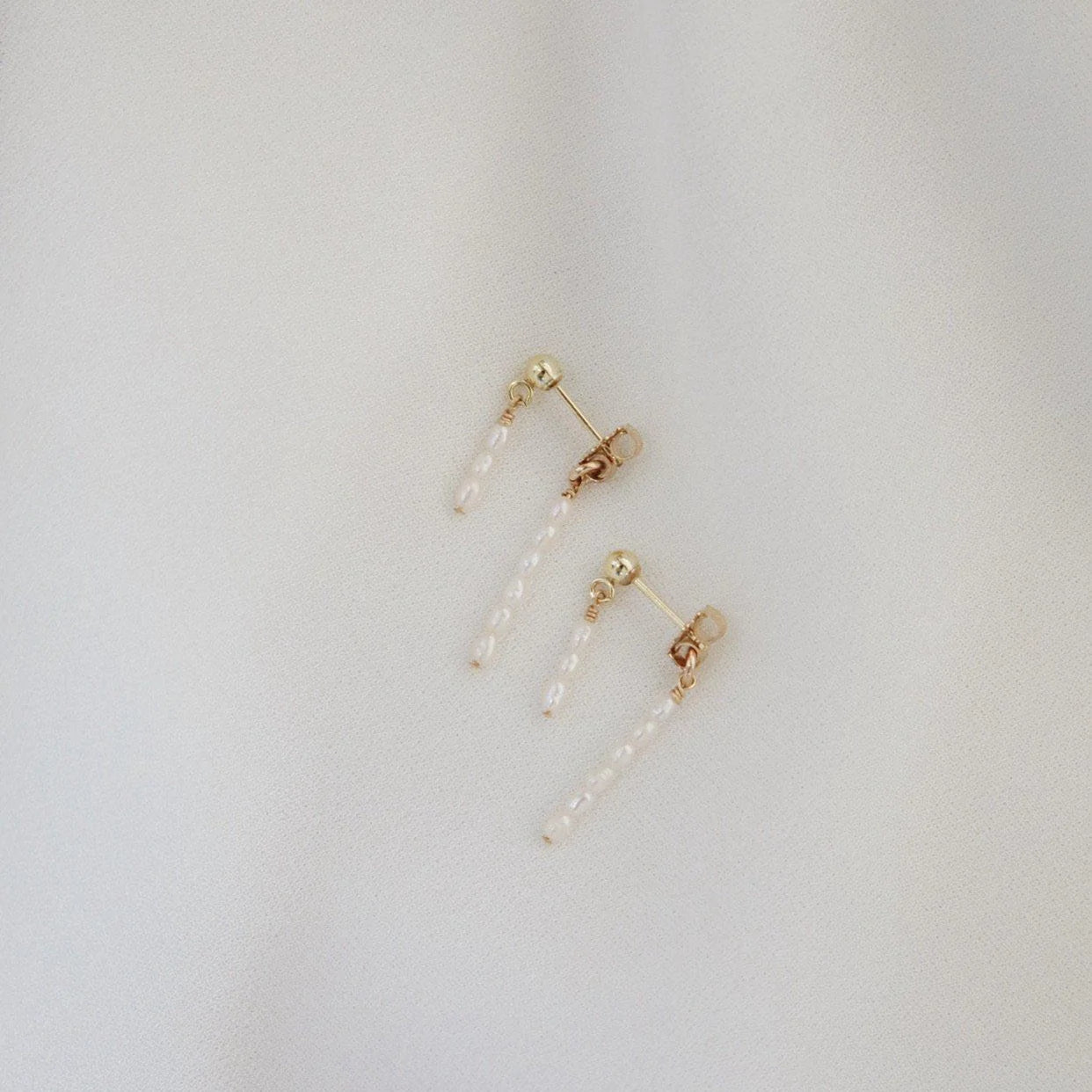 Alana Maria Aimee Freshwater Pearl Earrings, Gold