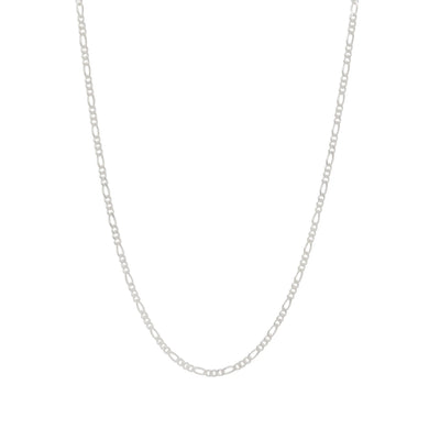 Alana Maria Men's Figaro Necklace, Silver