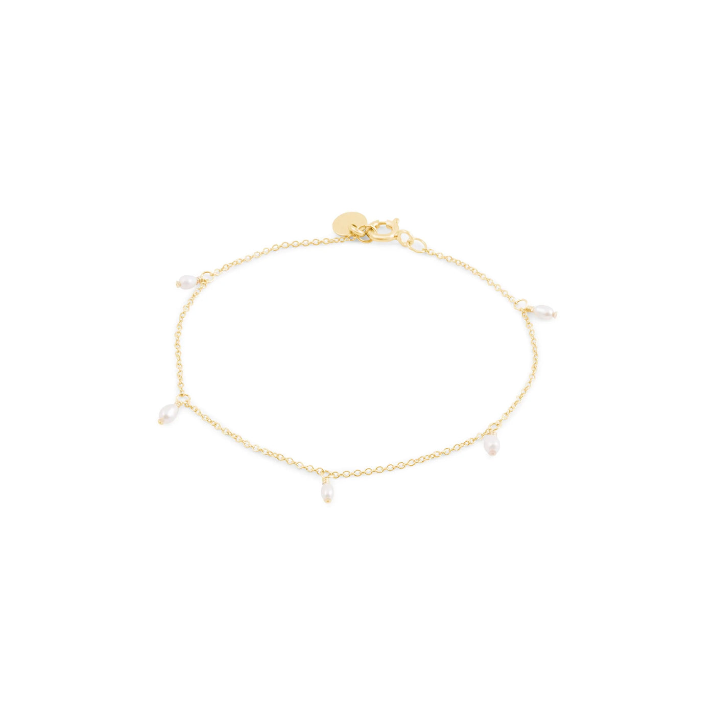 Alana Maria Prim Pearl Bracelet, Gold