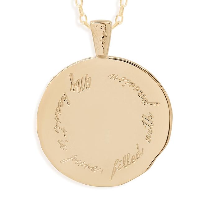 By Charlotte Aries Written in the Stars Zodiac Necklace, Gold or Silver