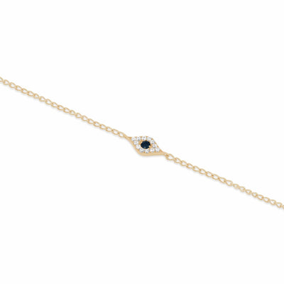 By Charlotte 14k Gold Evil Eye Bracelet