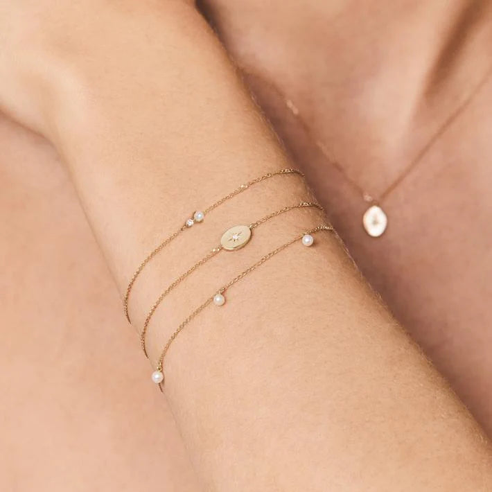 By Charlotte 14k Gold Shine your Light Bracelet