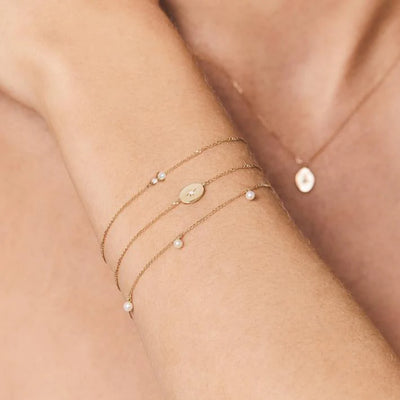 By Charlotte 14k Gold Shine your Light Bracelet