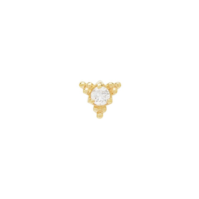 By Charlotte 14k Gold Awaken Diamond Single Stud Earring