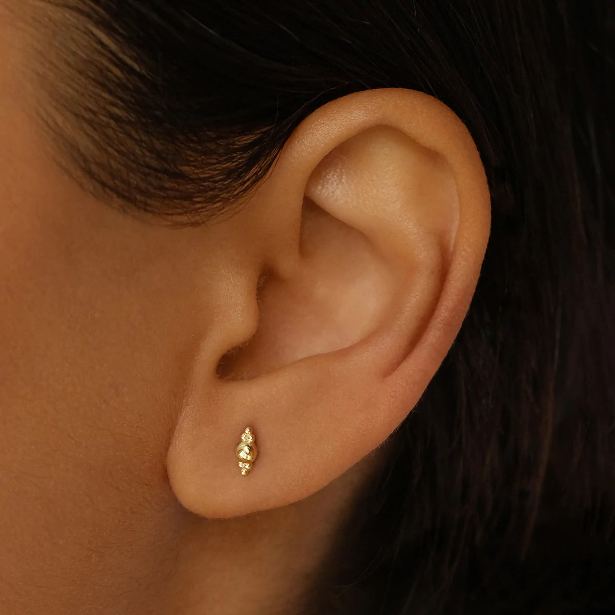 By Charlotte 14k Gold Cherish Single Stud Earring