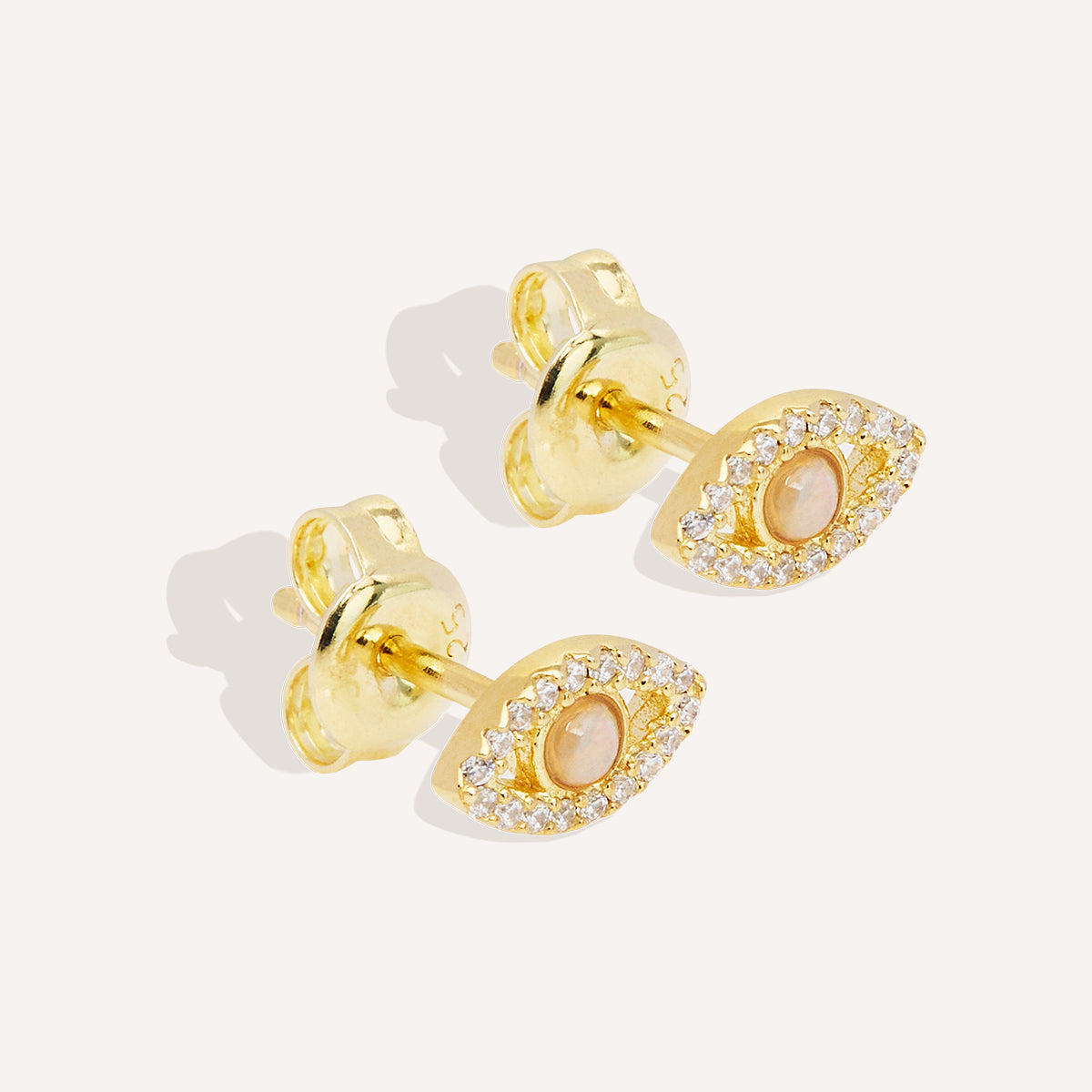 By Charlotte Eye of Intuition Stud Earrings, Gold or Silver