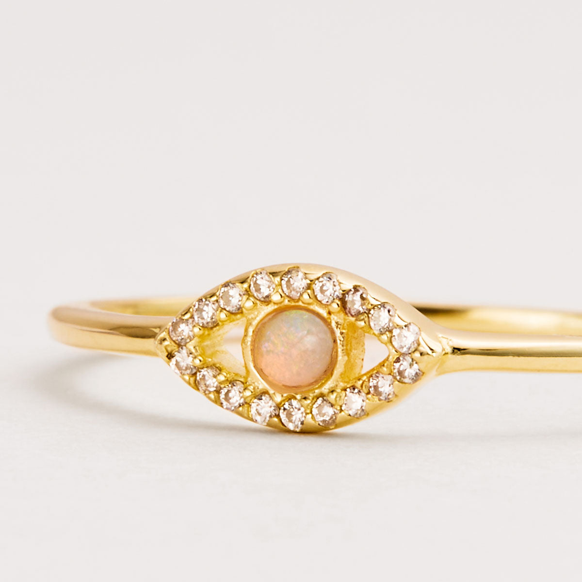 By Charlotte Eye of Intuition Ring, Gold or Silver