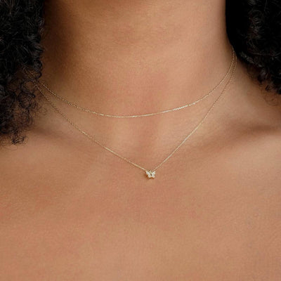 By Charlotte 14k Gold Fly With Me Necklace