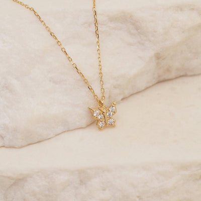 By Charlotte 14k Gold Fly With Me Necklace