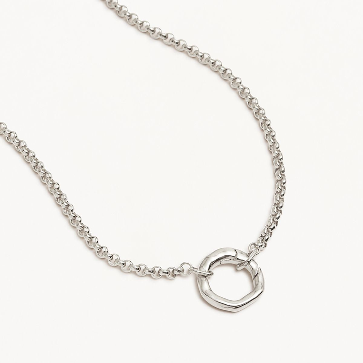 By Charlotte Horizon Annex Link Necklace, Gold or Silver