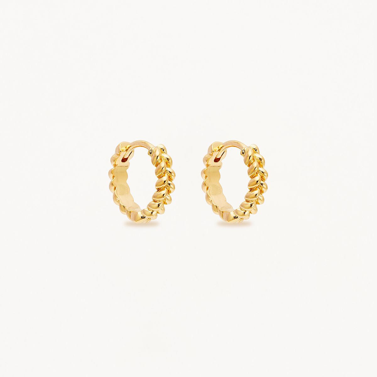 By Charlotte Intertwined Hoops Small, Gold or Silver