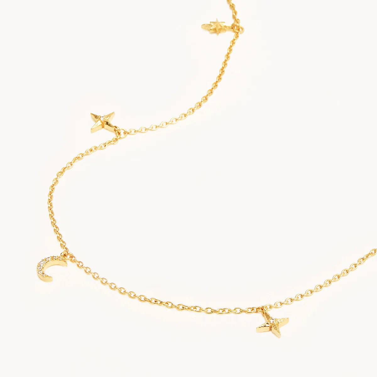 By Charlotte To The Moon and Back Choker, Gold or Silver