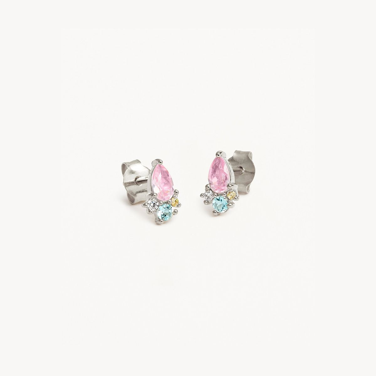 By Charlotte Cherished Connection Stud Earrings, Gold or Silver