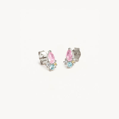 By Charlotte Cherished Connection Stud Earrings, Gold or Silver