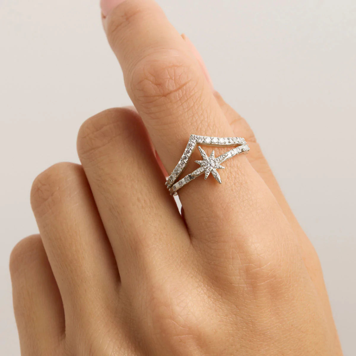 By Charlotte Universe Ring, Gold or Silver