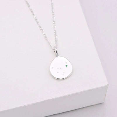 Linda Tahija Zodiac Figaro Necklace, Gold or Silver