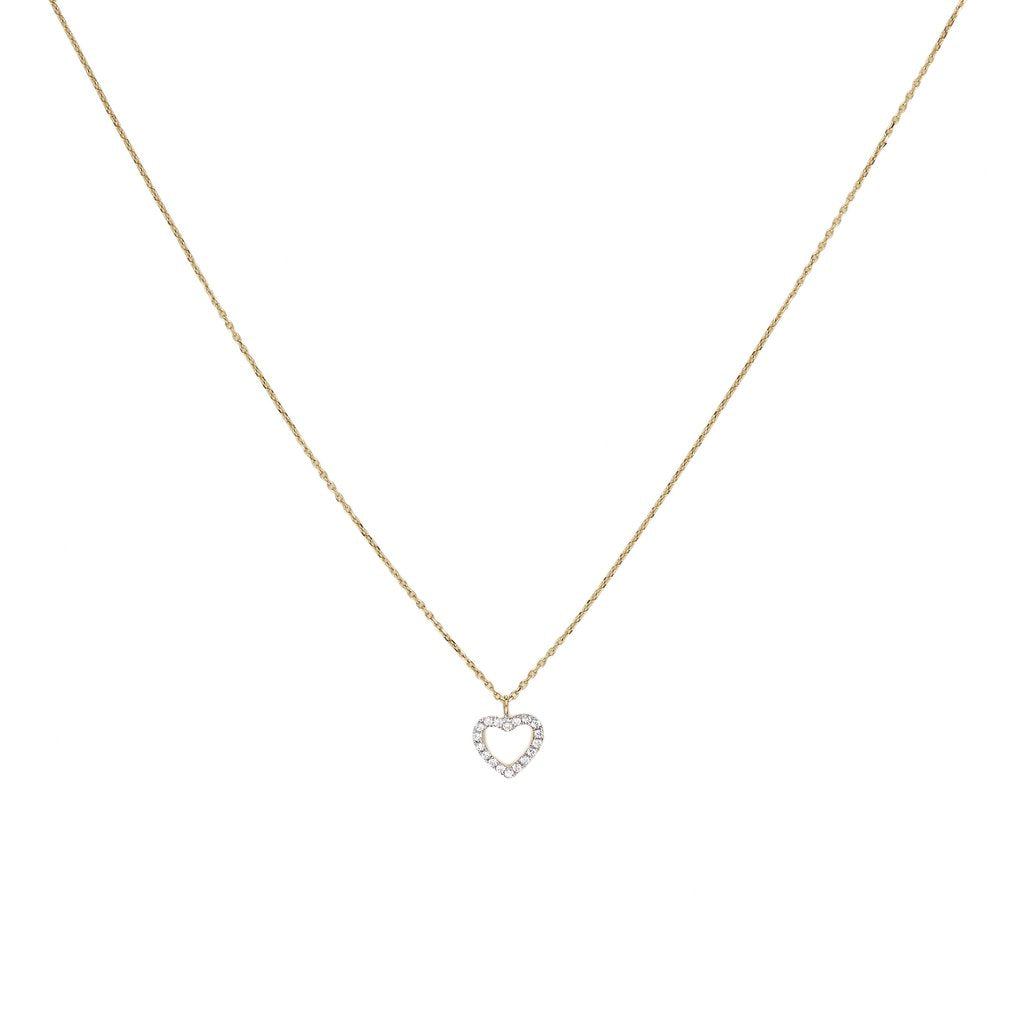 By Charlotte 14k Gold Eternal Love Diamond Necklace