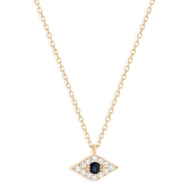 By Charlotte 14k Gold Evil Eye Necklace