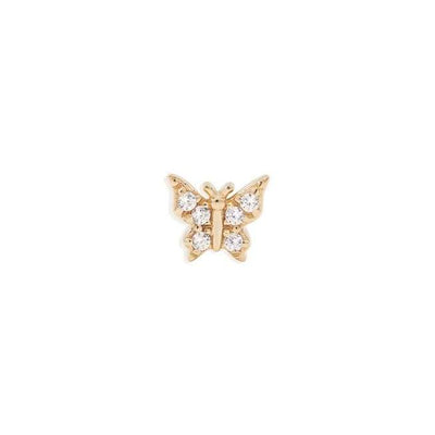 By Charlotte 14k Gold Fly With Me Single Stud Earring
