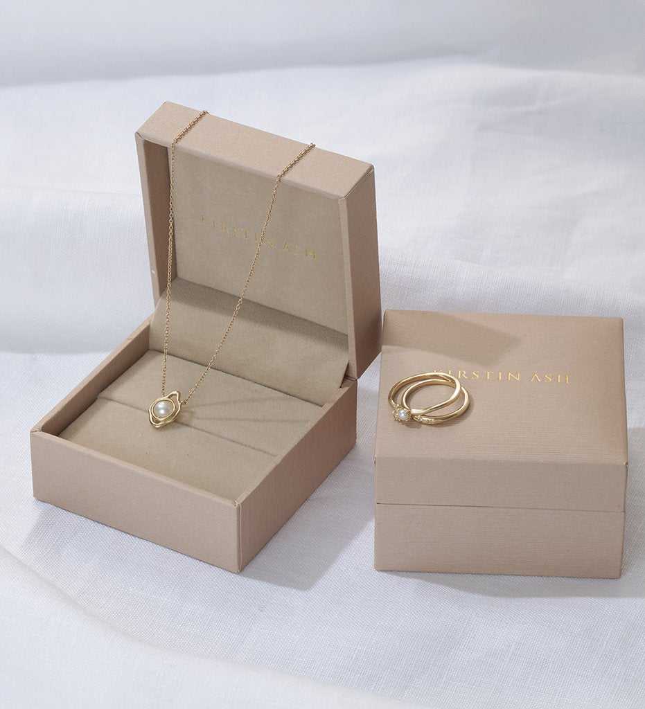 Kirstin Ash 9k Gold Shimmer Topaz Ring