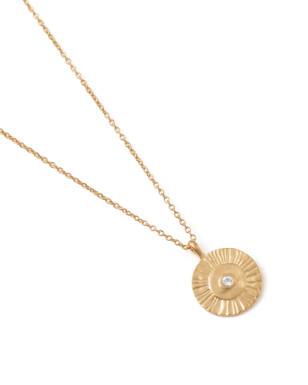 Kirstin Ash Afterglow Coin Necklace, Gold or Silver