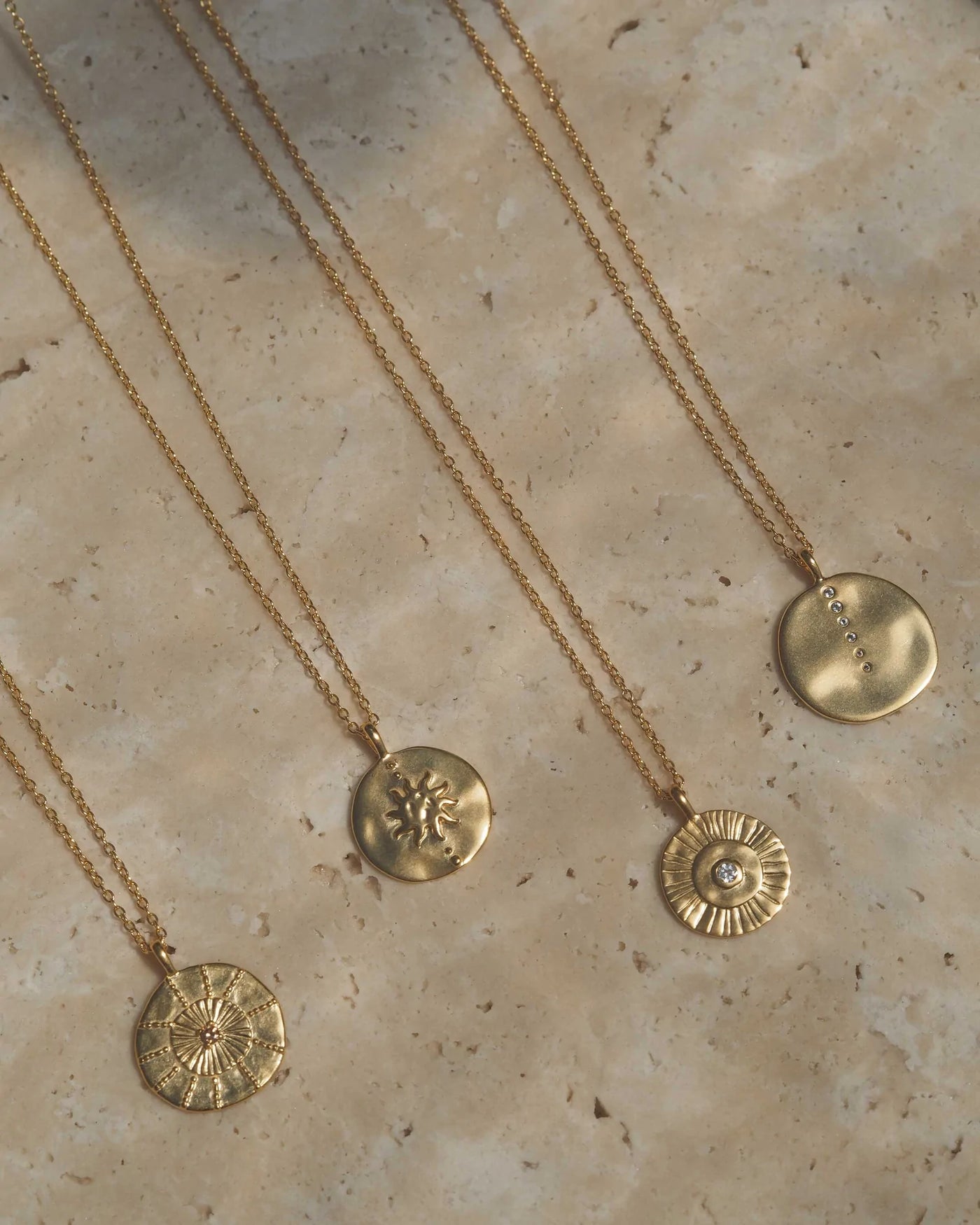 Kirstin Ash Afterglow Coin Necklace, Gold or Silver