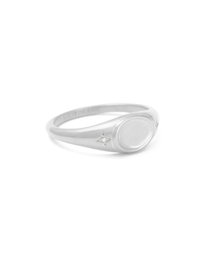 Kirstin Ash Align Signet Ring, Silver
