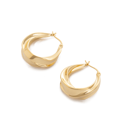Kirstin Ash Intertwine Hoops, Gold
