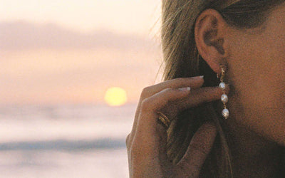 Kirstin Ash Moonrise Earrings, Gold
