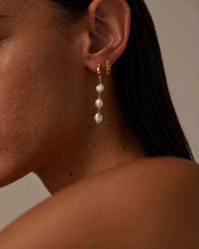 Kirstin Ash Moonrise Earrings, Gold