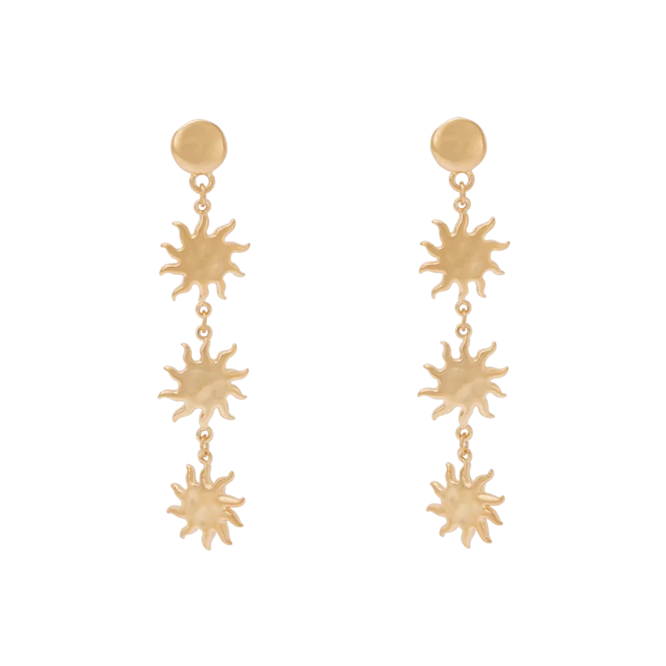 Kirstin Ash Solis Earrings, Gold