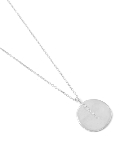 Kirstin Ash Sun Lines Coin Necklace, Gold or Silver