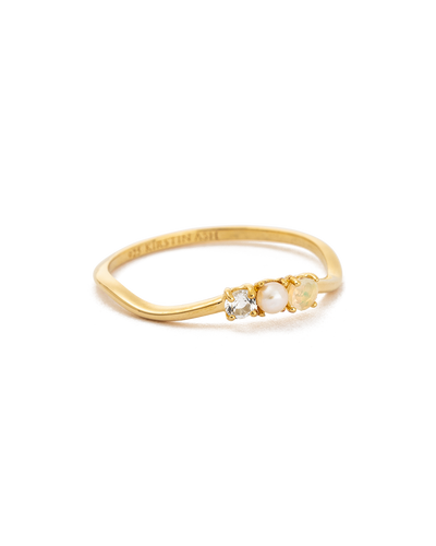 Kirstin Ash Sunrise Opal Ring, Gold