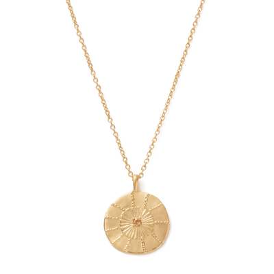 Kirstin Ash Tangerine Coin Necklace, Gold or Silver