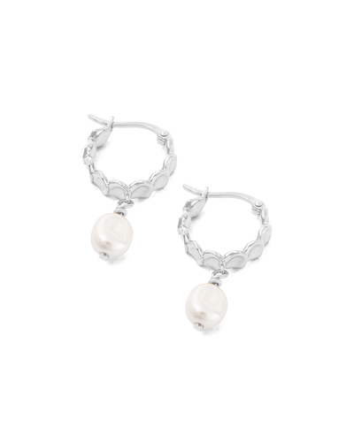 Kirstin Ash Vacation Hoops, Silver