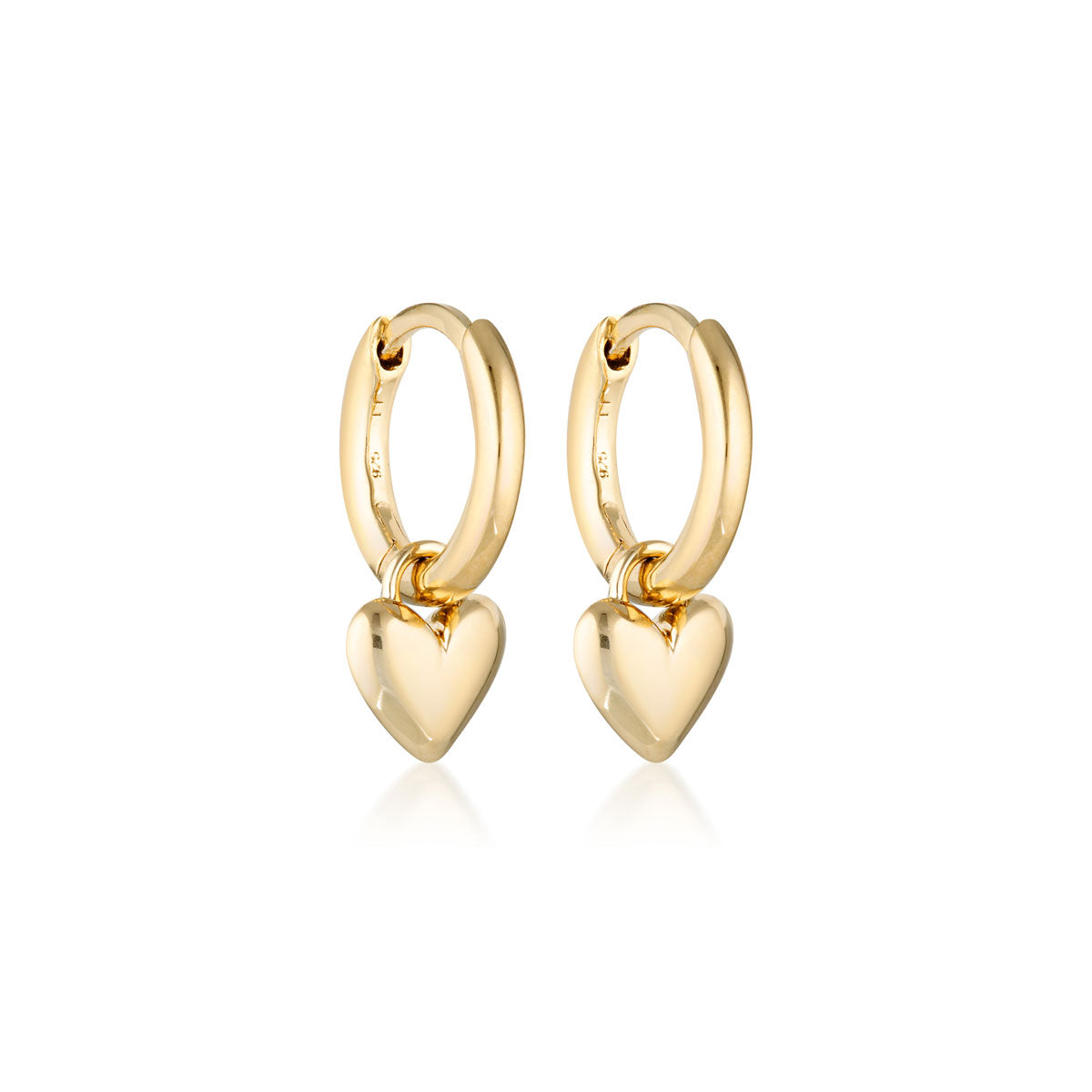 Linda Tahija Amore Classic Huggie Earrings, Gold or Silver