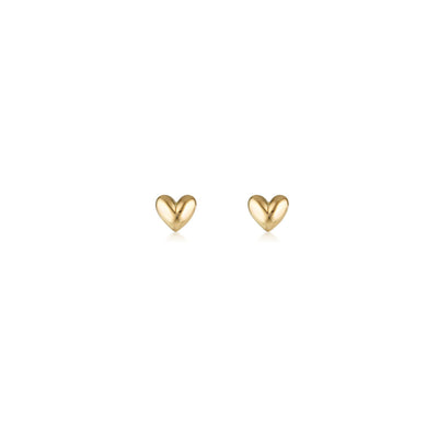 Linda Tahija Amore Stud Earrings, Gold or Silver