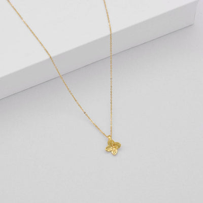 Linda Tahija Hydrangea Necklace, Gold