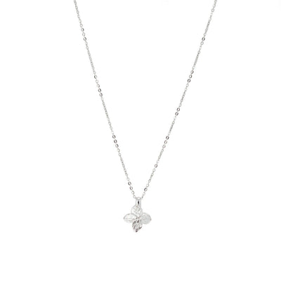 Linda Tahija Hydrangea Necklace, Silver