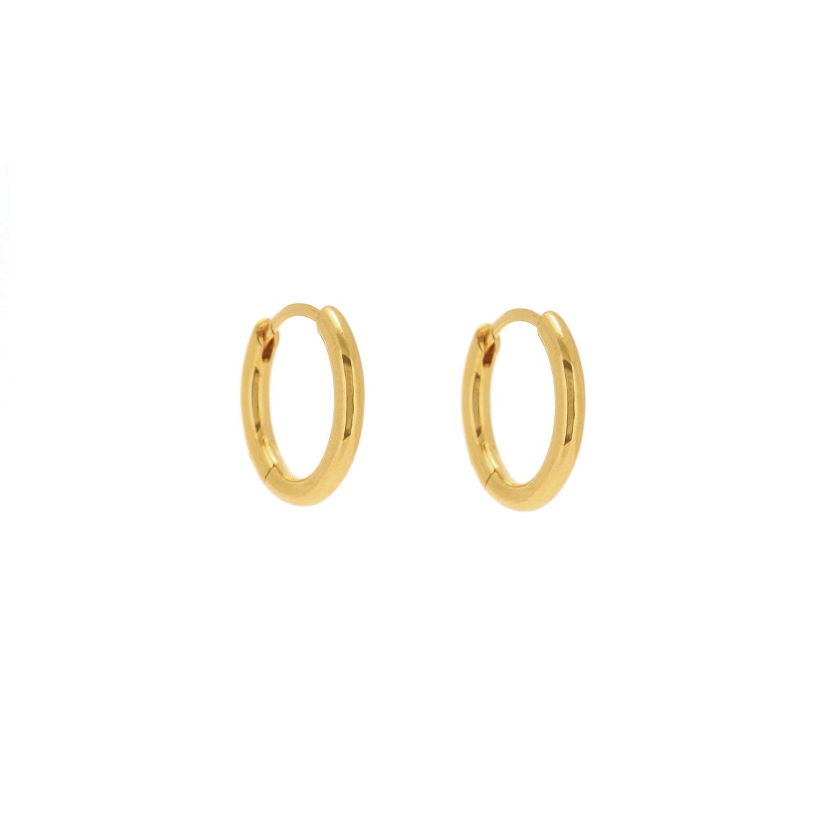 Linda Tahija Max Huggie Earrings, Gold