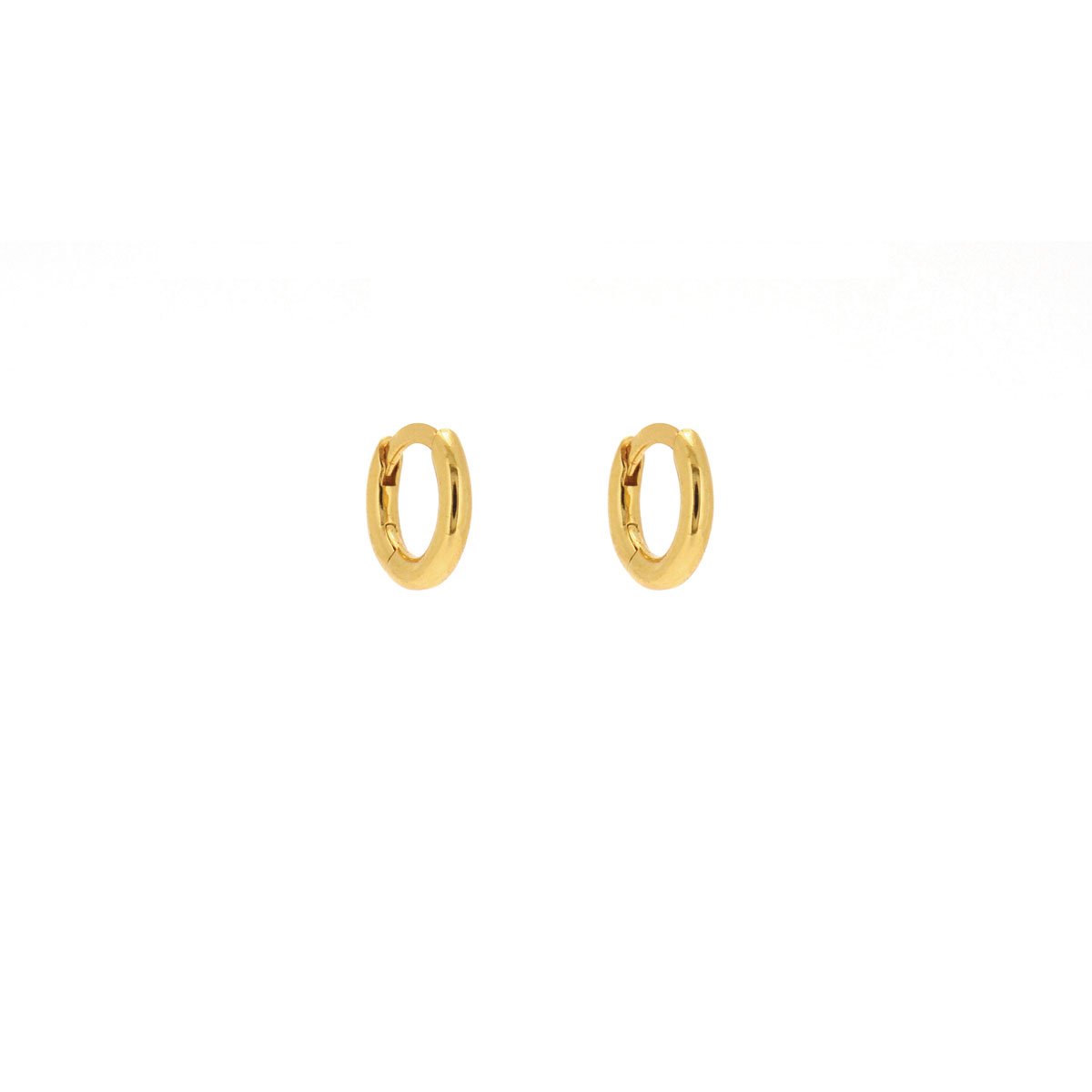 Linda Tahija Mini Huggie Earrings, Gold