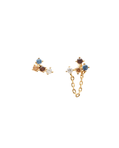 PD Paola Fox Earrings, Gold