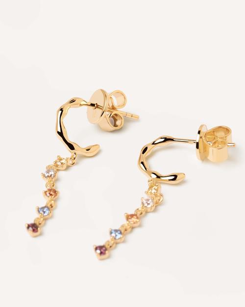 PD Paola Sage Earrings, Gold