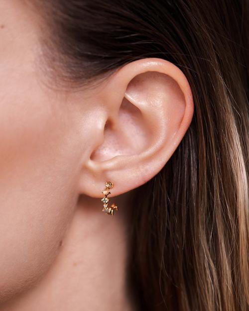 PD Paola Glory Hoop Earrings, Gold