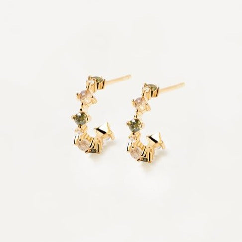 PD Paola Glory Hoop Earrings, Gold