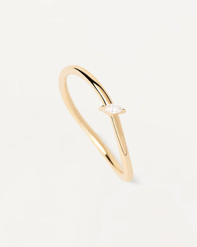 PD Paola Leaf Ring, Gold