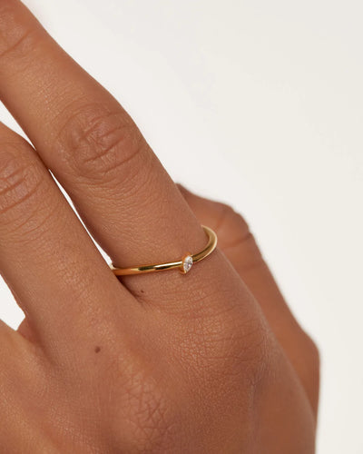 PD Paola Leaf Ring, Gold